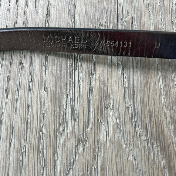 Belt Bag Michael Kors Blue w/ Silver Signature Logo Fanny Pack Size 8.25”x5.25” - Picture 7 of 10